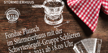 Fondue Plausch im Stürmeierhuus am 28.10.2023